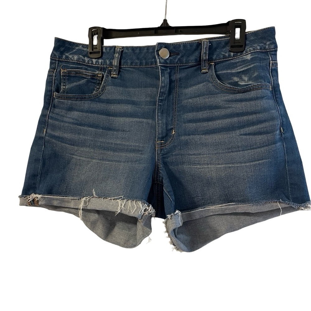 American Eagle Outfitters High-Rise Super Stretch Shortie Shorts Size 14
